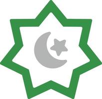 Eid Mubarak Flat Icon vector