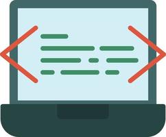 Programming Flat Icon vector