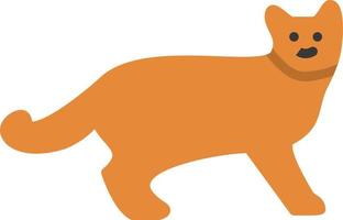 Cat Flat Flat Icon vector