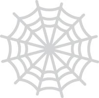 icono plano de tela de araña vector