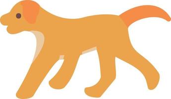 Dog Flat Flat Icon vector