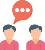 Conversation Flat Icon vector