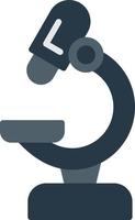 Microscope Flat Icon vector