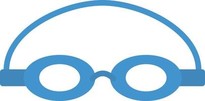 Swimmers Glasses Flat Icon vector