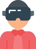 Virtual Reality Flat Icon vector