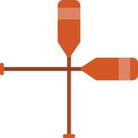 Paddle Flat Icon vector