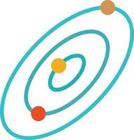 Planets Flat Icon vector