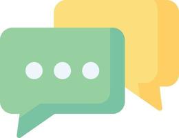 Conversation Flat Icon vector