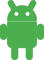 Android Flat Icon vector
