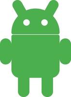 Android Flat Icon vector