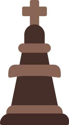 Chess King Flat Icon