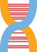 Dna Flat Icon vector