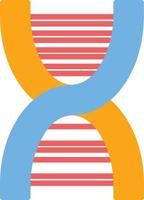 Dna Flat Icon vector