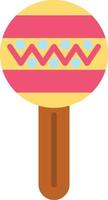 Maracas Flat Icon vector