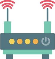 Router Flat Icon vector