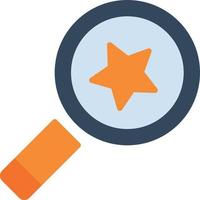 Starred Flat Icon vector