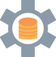 Data Adjustment Flat Icon vector
