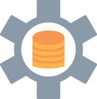 Data Adjustment Flat Icon vector