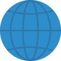 Globe Flat Icon vector