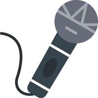 Microphone Flat Icon vector