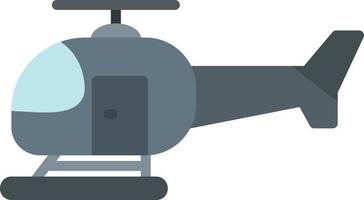 Helecopter Flat Icon vector