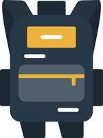 Backpack Flat Icon vector