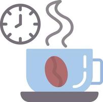 Coffee Time Flat Icon vector