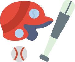 Baseball Kit Flat Icon vector