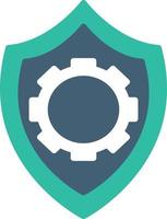 Data Protection Flat Icon vector