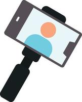 Selfie Stick Flat Icon vector