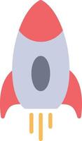 rocket Flat Icon vector