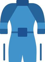 Wetsuit Flat Icon vector