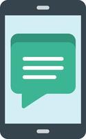 Chat Flat Icon vector