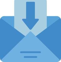 Mail Inbox Flat Icon vector