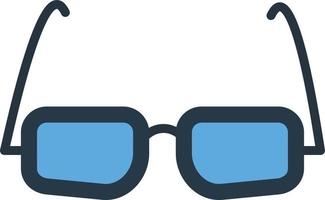 Eyeglasses Flat Icon vector