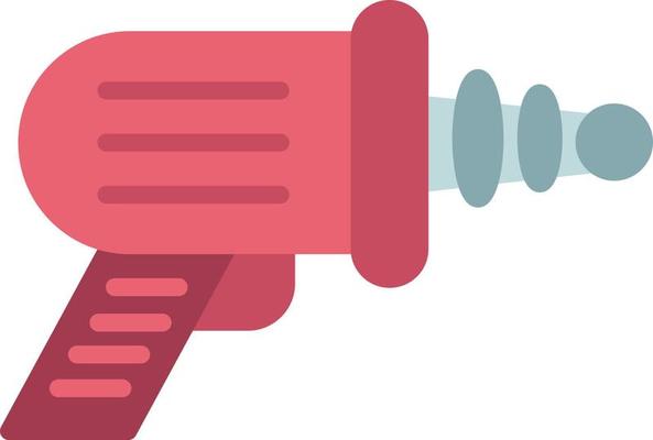 Space Gun Flat Icon