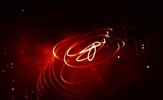 Abstract fire mesh background.Polygonal structure. photo