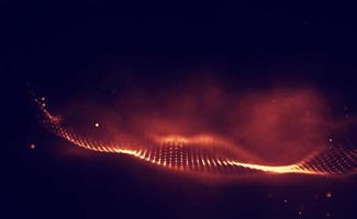 Abstract fire mesh background.Polygonal structure. photo