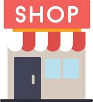 Shop Flat Icon vector