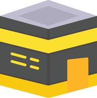 Kaaba Flat Icon vector