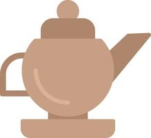 Teapot Flat Icon vector