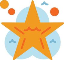 Starfish Flat Icon vector