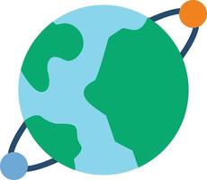 Planet Flat Icon vector