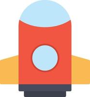 Rocket Flat Icon vector