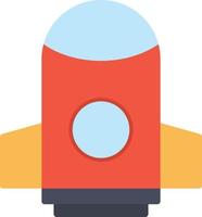 Rocket Flat Icon vector