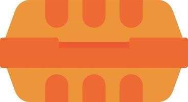 Lunch Box Flat Icon vector