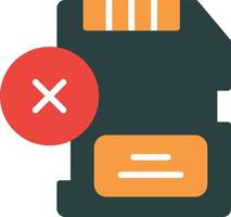 Delete Flat Icon vector