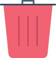 Delete Flat Icon vector
