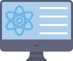 Computer Science Flat Icon vector