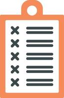 Clipboard Flat Icon vector